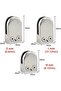 4 x (8-10mm) 304 Stainless Steel Glass Clamps Clip for Stair Window (4-pack) - Upgraded - 9