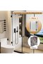 Alise Glass Shower Door Hinges, 90 Degree Shower Door Hinges for Glass Doors, Heavy Duty Stainless S - 9