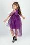Tailed Model Girl's Lace Dress Mnk0482 Mürdüm - 2