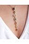 Colorful Stone Y Steel Necklace - 3