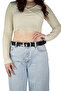 جينز نسائي من الجلد الطبيعي بإبزيم فضي، حزام رياضي 4 سم=an-byn-19 - 3