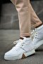 Lace-Up Men's Sneaker Boots White White - 3