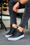 Lace-Up Men's Casual Shoes Black - 2