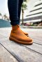 Plain Knitwear Men's Sneaker Boots Brown - 2