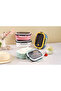 YAH Bento Lunch Box - Leak-Proof, BPA-Free, 2 Layers, Microwave & Dishwasher Safe, Includes Cutlery - 8