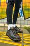 Lace-Up Printed Men's Sneakers Yellow Blue Red Splush - 2