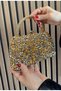 Women's Crystal Big Stone Evening Dress Bag Special Occasion Bag - 5