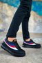 Lace-up Balloon Sole Men's Casual Shoes Black