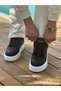Lace-Up Men's Sports Shoes Black - 3