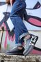 Lace-Up Printed Men's Sports Shoes Gray Dark Gray