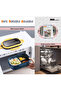 YAH Bento Lunch Box - Leak-Proof, BPA-Free, 2 Layers, Microwave & Dishwasher Safe, Includes Cutlery - 5