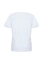 Women's White Lace Detailed Crew Neck T-Shirt - 2