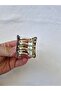 Leopard Pattern Bone Clothespin Buckle 4 cm (1 Pcs) - 3