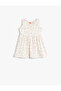 Dress Floral Pattern Sleeveless Cotton