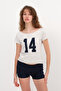 Boat Neck Printed T-Shirt P1718 - 5