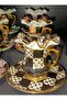 Merkel Porcelain Hand Painting Cup Set and Delight Bowl