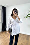 Rossa White Belted Poplin Shirt