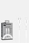 كابل شحن ومزامنة Mx-207 من Type C إلى Lightning، أبيض - 2