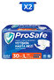 Waistband Adult Diapers with Wetness Indicator 100-150cm Large (L) 30 X2 Pack