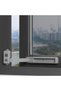 Window lock, window safety, Gray, child window protection - 7