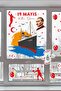 19 May Feast Ataturk and Youth Theme Glass Panel Wall Sticker Set 72 Pieces Giant Two-Sided Printing - 2