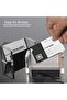 Acrylic Business Card Holder, Clear Vertical Desktop Organizer Stand for Office (1 Pack) - 3