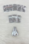Silver Lame Henna Cookie Engagement Gift Pouch 50 Pieces Size 9X12Cm, Wedding Wedding Bride Birth Mevlüt Circumcision - 3