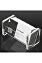 Acrylic Business Card Holder, Clear Vertical Desktop Organizer Stand for Office (1 Pack)