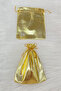 Gold Lame Pouch 50 Pieces Size 12x14cm, Henna Cookie Nuts Gold Jewelry Promise Gift Bundle - 4