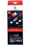 BITCOREZ 3A Fast Charging LED Magnetic Nylon Braided Micro USB type C 3in1 Phone Charger Cable, Co - 4