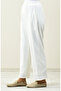Shile Fabric Wide-Leg Trousers 0021-06 Cream
