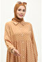 Polka dot dress 1897-02 mustard cream - 3
