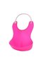 Children's Baby Food Bib Spill Prevention Bendable Pink - 3