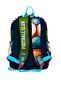 Kids Navy Blue Football Patterned 3-Piece School Bag Set Set0123779 - 4
