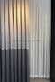 1-2 Sparse Tulle Curtain with Top down Striped Dot Pattern, Does Not Crease Tulle Curtain with Lead on Hem
