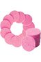 Professional Salon-Spa-Clinic Natural Cellulose Facial Sponge Deep Face Cleansing 25 Pieces (Pink)