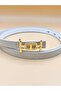 Thin Gold Buckle Women's Belt Trouser Belt Dress Belt Shirt Belt Pull Belt - 2