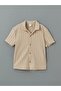 Lcw Kids Beige Striped Boys' Shirt and Shorts 2-Pack - 2