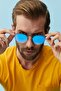 Apss 056403   Model Women's Blue Sunglasses