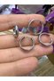 Stainless Steel Bombed Earring Earrings 1 Pair