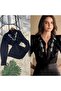 Frilly Stone Embroidered Shirt
