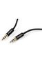 - Adapter Audio Jack/Jack - Universal Stereo Cable for Audio Devices - Black - 4