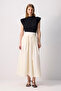 Taffeta Skirt with Belt - 2