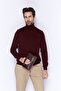 Leather Brown Hand and Shoulder Bag 364 61 - 2