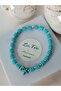 Women's Anklet Turquoise Sea Star Blue Bead Anklet - 3