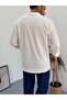 White Navy Blue Men's Summer Crinkle Lycra Fabric Long Sleeve Shirt Tracksuit 2 Piece Wrap Suit - 4