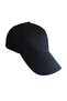 Black Unisex Sports Hat Summer Cotton Sweatband & Air Holes Embroidered - 4