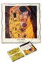 Gustav Klimt "The Kiss" (the Kiss) 1907-1908 Premium Satin Scarf Bandana