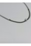 1. Grade Quality 316L Surgical Steel Women's Short Necklace, Italian Chain with Zircon Stone Model No 23 - 3