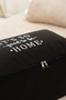 Set of 2 Medium Size Black under Base Sofa Bed Type Sweater Pique Organizer Blanket Pouch 52X28X21 - 3